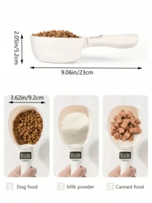 1 Piece Electronic Measuring Spoon, Gram Spoon Scale, Kitchen Electronic Spoon Scale, Flour Spoon, Food Dosing Spoon, Coffee Scale, Milk Scale, Coffee Bean Weighing, Essential Helper For Baking And Making Cakes, Can Weigh Solids, Liquids And Powders, Enlarged Version High-Precision Handle Kitchen Scale
