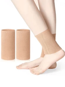 1pc Ankle Gel Sleeves Padded Skate Socks Ankle Pads Ankle Compression Sleeve For Figure Skating, Riding Ski,Roller, Inline Skates Ankle Ice Hockey, Roller, Inline SkatesProtection - Multicolor - View 2