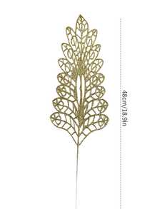 1/4/8PCS Artificial Sparkling Glitter 48cm Plants,Christmas Tree Decorations And Ornaments For Festival Wedding Party Home Indoor Dining Table,Room,Bedroom Decoration, Gift, Wreath, Rattan Diy Decoration Accessories,Christmas Tree And Christmas Plant Decor Home Decor Christmas Decorations