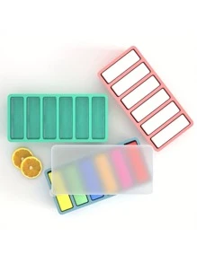 Ice Cube Trays With Lids, Ice Cube Molds, Silicone Ice Cube Trays, Flexible Silicone Ice Tray, Anti-Spill Removable Lids, Stackable With Lid, Kitchen Accessories, Small Kitchen Tools, PP Use Healthy Kitchen Tools, Various Colors