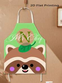 1pc Fashionable, Cute, Durable & Customizable Text Apron, Great For Enhancing Kitchen Ambiance And Creating A Happy Cooking Experience, Ideal Gift For Couples, Girlfriends Or Friends