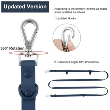 2.5m PVC Pet Leash, Pet Supplies, New Pet Leash, Dog Leash, Anti-Explosion Dog Walking Leash, Multifunctional Dog Leash, Adjustable Crossbody Waist Strap, Waterproof & Odorless PVC, Easy To Clean Soft For Pet Skin, Suitable For Indoor, Outdoor, Multiple Colors For Small, Medium And Large Dogs