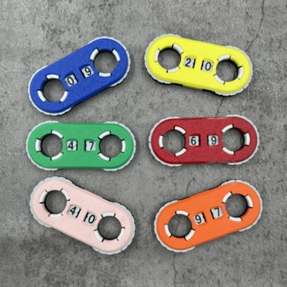 1pc Portable Rotating Digital Counter, Universal Score Counter Suitable For Football, Table Tennis And Role-Playing Card Games - Durable PLA Material.