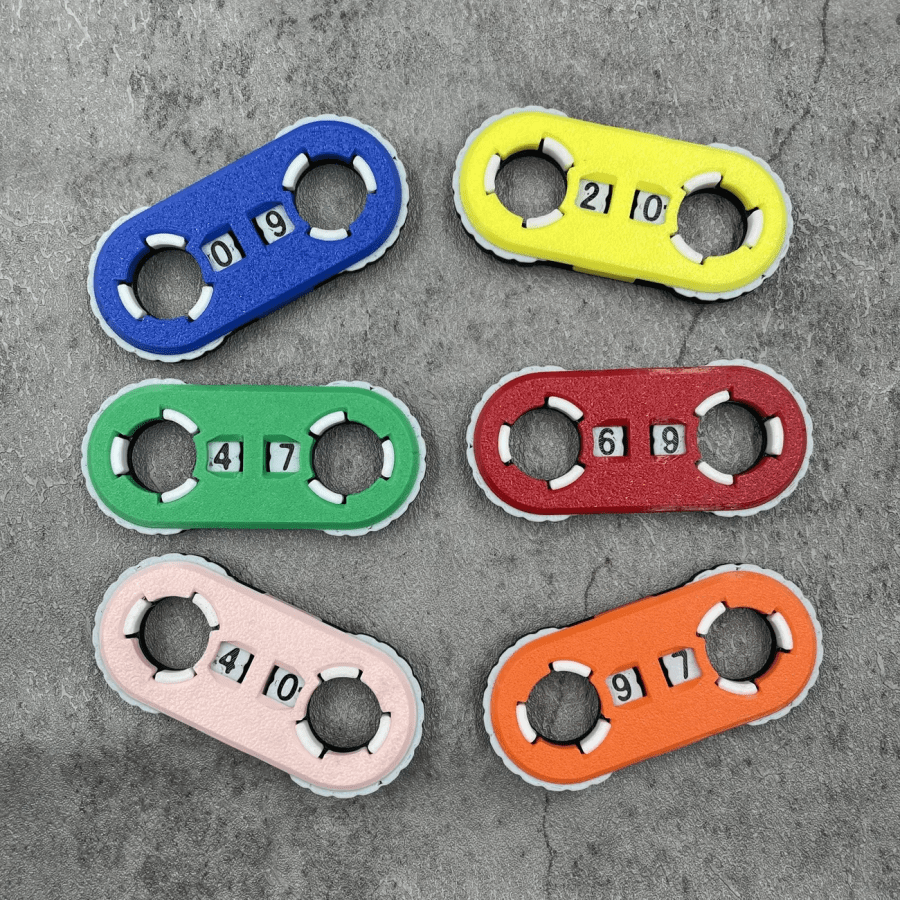 1pc Portable Rotating Digital Counter, Universal Score Counter Suitable For Football, Table Tennis And Role-Playing Card Games - Durable PLA Material.