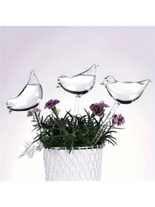 1pc/2pcs/4pcs Slouchy Gardening Tools, Self Watering Flower Pot Dripper Irrigation Devices For Home Gardening