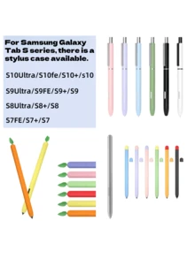 Tương thích với Samsung Galaxy Tab S10/S10+/S10FE/S10Ultra Bao đựng bút & Giá đỡ bút cảm ứng, Thiết kế trái cây & rau củ, Nắp bút hai màu, Giá đỡ bút cứng, Tương thích với Samsung S9/S9+/S9FE/S9Ultra, S8/S8+/S8Ultra, S7/S7+/S7FE, S6 LITE, Thiết kế dạng mô-đun, Chất liệu sợi bo tròn, Chống lăn, Chống trầy xước, Tay cầm thoải mái - Nhiều màu - Xem 2