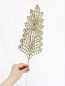 1/4/8PCS Artificial Sparkling Glitter 48cm Plants,Christmas Tree Decorations And Ornaments For Festival Wedding Party Home Indoor Dining Table,Room,Bedroom Decoration, Gift, Wreath, Rattan Diy Decoration Accessories,Christmas Tree And Christmas Plant Decor Home Decor Christmas Decorations