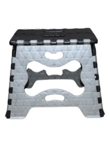 Banco Plegable Pequeño Portatil Plastico Banquito 1 Pza Acabado de la estructura Mate - Gris - Ver 3