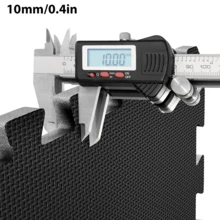 30*30cm,6-60 Puzzlematte Bodenschutzmatte Schutzmatten Sportmatte Gymnastikmatte Puzzlematte Unterlegmatten Sportgeräte Fitnessmatten Turnmatte Trainingsmatte für Fitnessraum &Fitnessgerät - Schwarz - Übersicht 4