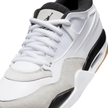 Jordan 4  Stylish And Comfortable Low-Top Retro Basketball Shoes Men's White And Gray FQ7939-110 - White - View 8