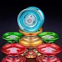 高精度合金悠悠球玩具，彩色自动回位悠悠球