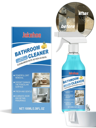 100ml Bathroom Cleaner, Shower Glass Limescale Remover, Stainless Steel Sink And Bathtub Stain Remover, Random New Or Old Version