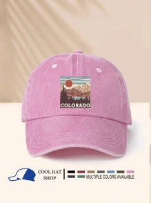 1 件 COLORADO 户外运动男女通用帽子，轻便，便携，遮阳，时尚休闲，多功能，简约，水洗遮阳帽 - 水洗帽 - 查看 15