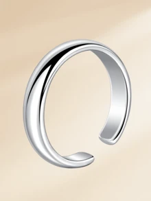1 chiếc nhẫn ngón chân bằng thép không gỉ đính đá lấp lánh thời trang, phụ kiện không thể thiếu cho kỳ nghỉ hè, du lịch, tiệc bãi biển của phụ nữ, có sẵn màu vàng và bạc, thiết kế vòng hở có thể điều chỉnh, trang sức chân mùa hè đi biển. - Nhẫn ngón chân - Xem 18