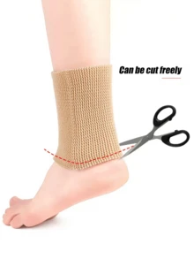 1pc Ankle Gel Sleeves Padded Skate Socks Ankle Pads Ankle Compression Sleeve For Figure Skating, Riding Ski,Roller, Inline Skates Ankle Ice Hockey, Roller, Inline SkatesProtection - Multicolor - View 6