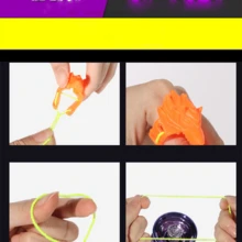 高精度合金悠悠球玩具，彩色自动回位悠悠球