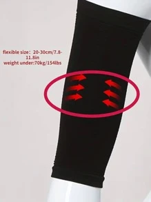 1pc Slimming Arm Sleeves, Arm Elastic Slim Upper Arm Compression Shapers, Wraps Sport Fitness Arm Shapers For Women Girls Weight Loss