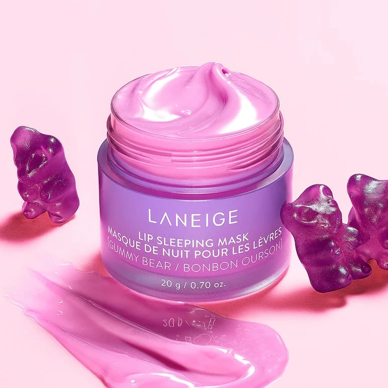 Laneige Mặt nạ ngủ cho môi | Công nghệ Berry Mix Complex & Moisture Wrap™ | Dưỡng môi qua đêm giúp nuôi dưỡng, làm mịn và căng mọng | 20g - Gấu dẻo - Xem 1