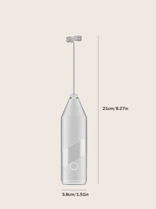 Premium Battery-Powered Automatic Milk Frother - Effortlessly Froth Milk, Beat Egg Liquid, And Prepare Soups, Ideal For Coffee Lovers, Home Chefs, And Baking Enthusiasts