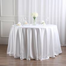 1 Stück glatter Satin-Tischdecke für Hochzeitsfeier Dekoration, einfarbige Tischdecke für Bankette, Geburtstags-Party Hintergrund