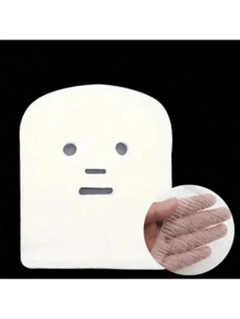 100片装护肤纱布纤维面膜，海藻软化面膜粉美容纱布垫 - 白色 - 查看 6