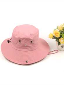 1 渔夫帽 旅行探险防水速干户外帽 太阳帽 盆帽 现货 夏季户外徒步遮阳帽 周长：约54-59cm