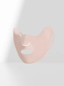 1 件女士夏季薄冰丝面罩，户外骑行运动高尔夫透气耳挂式面罩