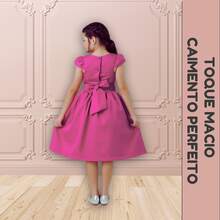 Children's Dress For Girls, Party, Wedding, Baptism, Graduation, Birthday, Princess Style With Pearls - 羅莎 - 查看 5