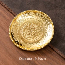 قطعة واحدة وسادة حرارية أنيقة مقاومة للحرارة ذات لون نحاسي عتيق، مناسبة لغرفة الشاي، ديكور المنزل، استقبال المكتب - متعدد الألوان - مشاهدة 20