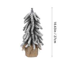 1 Piece Mini PE Flocked Snow Effect Christmas Tree - Tabletop Artificial Tree With Scene Arrangement Decorations - Perfect For Indoor Holiday Decor, Christmas Decoration, Christmas/New Year Gifts - Multicolor - View 14