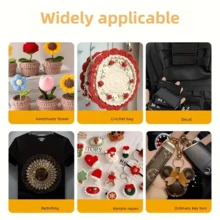 Powerful Washable Fabric Glue - Transparent Color-Changing Adhesive, Suitable For Sewing, Crafts And Clothing Repair - No-Sew Alternative, Comes With Precise Application Nozzle To Clearly Fix Soft Nonwoven Fabrics - White - View 11