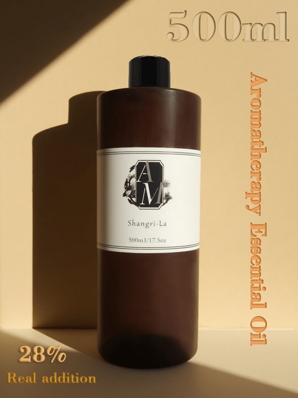 500ml Fragrance Essential Oil, Water-Based Aroma Refill Liquid, Flameless Aroma Refill, 28% Fragrance Concentration (Most Market Products Are 2%-6%), Suitable For Reed Diffusers, Aroma Diffusers, Aroma Diffuser Machines, Ultrasonic Aroma Diffusers