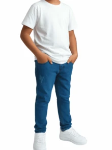 Kit 2 calças masculinas jeans infantil e juvenil do 10 ao 16 lançamento