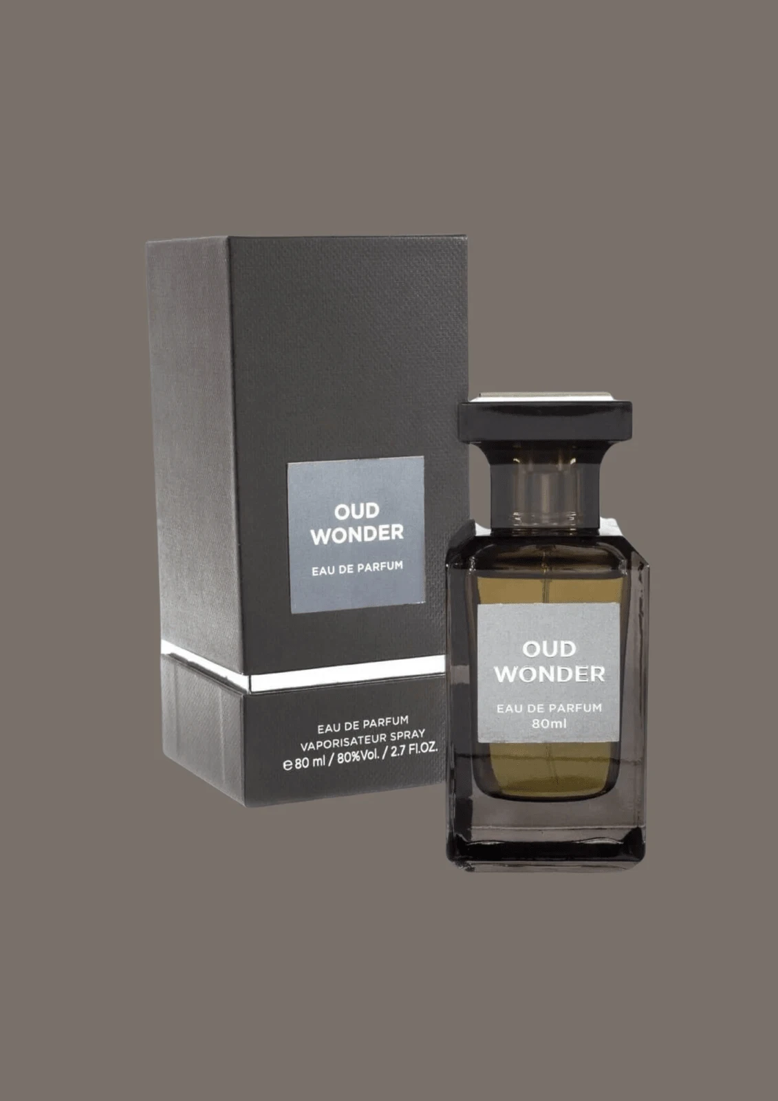 Fragrance World Oud Wonder Eau De Parfum 80 Ml Unisex Inspired By Oud Wood - Arabian Perfume From Dubai, Oriental-Woody Scent With Oud, Amber, Vanilla And Spices, Luxurious Fragrance Alternative At A Fair Price, Eau De Parfum Unisex With Long Lasting Properties And Strong Sillage, Premium Quality Arabian Perfume, Elegant 80 Ml Bottle, Ideal For Women & Men, Bestseller Fragrance From Dubai, Modern And Sophisticated Fragrance With An Oriental Character, Unisex Perfume With A Warm, Elegant And Intense Charisma, Perfect Gift Idea For Men, Women & Unisex, Eau De Parfum Orientally Inspired, Arabian Perfume With A Strong Scent Trail, Scent Notes Of Oud, Vanilla, Amber And Spices, Inexpensive Alternative To Niche Fragrances, Luxurious Eau De Parfum With Premium Quality, Shipped In 3 To 5 Days, Exclusive Oriental Oud Fragrance With Noble Sophistication, Elegant Unisex Perfume For Lovers Of Luxurious Woody Fragrances From Dubai. - vui tươi - Xem 1
