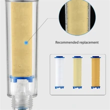 10pcs Shower Head Filter Cartridges - Cleaner Water Healthier Living, White, Micro-Sediment Impurities Filtered, Fits Ordinary Showers, Beginning Use After 2 Days, Rust-Free Clear Water, Shower Water Filter | Transparent Design | Sediment Filter Cartridge