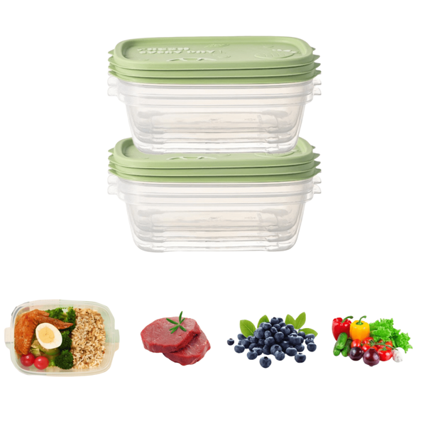 3/6pcs Reusable Washable Refrigerator Food Storage Containers, Microwave-Safe Lunch Boxes, Ideal Kitchen Storage Canisters