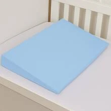 BABY MARATHON Anti-Reflux Pillow For American Crib And Bed, Ramp Filling + 1 Pillowcase - 藍色 - 查看 1