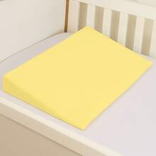 BABY MARATHON Anti-Reflux Pillow For American Crib And Bed, Ramp Filling + 1 Pillowcase - Yellow - View 1