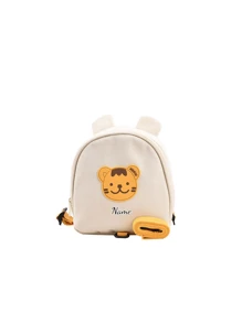 A Custom Bag With A Personalized Name Or Holiday Message. Customize Your Own Backpack, Mini Cartoon Casual Cute Rabbit Tiger Bear Printed Backpack School Bag, You Can Customize Name, Letters, Lucky Numbers, Etc., Very Suitable For School, Dance Class, Travel, Daily Adaptation, Birthday Gifts Friends And Daughters, As Commemorative Gift Meaningful Package, Christmas Gift, New Year Etc. Prints Are Randomly Placed.