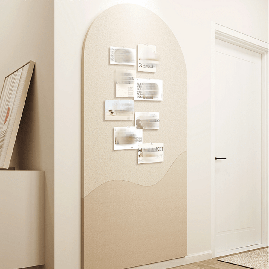 1 peça de moldura de parede sem furos, adesivo de parede multifuncional, para material escolar, volta às aulas