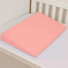 BABY MARATHON Anti-Reflux Pillow For American Crib And Bed, Ramp Filling + 1 Pillowcase - Rusty Rose - View 1