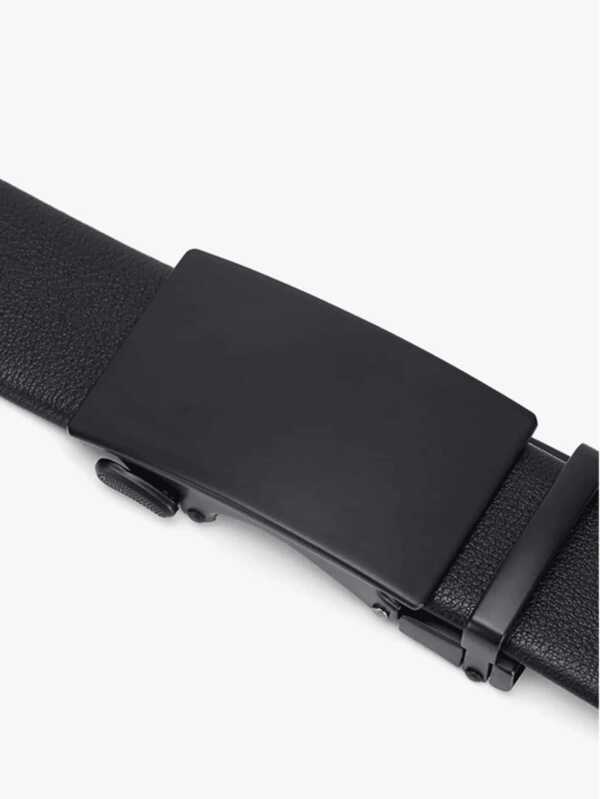 1 New Black Sports Belt, Suitable For Business, Daily Leisure, Unisex And Versatile Belt