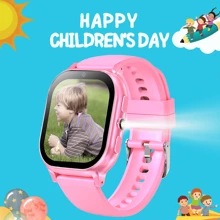 ERUN 31 Games Smart Children's Watch HD Full Touch Screen Outdoor Flashlight Alarm Clock Audiobook Recording Video Pedometer Calculator Music DIY Wallpaper Photography Children's Day, Ay, Boy/Girl Birthday Gift
