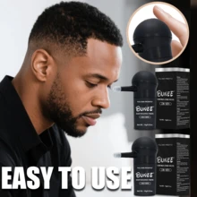 Bunee Hair Building Fibers 2 Pack With Spray Nozzle Instant Thickening Hair Powder For Immediate Volume And Full Coverage Physical Hair Enhancement - Nhiều màu - Xem 3