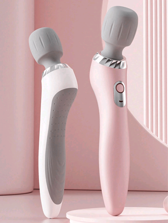 Handheld Vibrating Massager, Cordless Full Body Massager, Silicone Massage Head For Neck, Back, Shoulders, Waist, Legs And Feet, Tool For Women, Suitable As A Holiday Gift