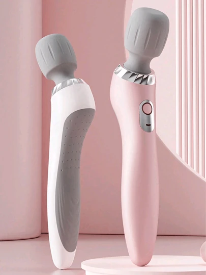 无线全身振动按摩器，硅胶按摩头，适用于颈部、背部、肩部、腰部、腿部和足部，女性专用按摩工具，适合作为节日礼物