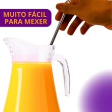 Kit 3 Colheres Bailarinas para Sucos Drinks e Copos Longos Perfeita para Mexer Toda em Aço Inoxidável 30,2cm Barman Colher Cabo Grande - Prata - Visão 2