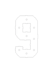 1piece Set Of Marquee Numbers, Light Up Numbers, Mosaic Numbers For Balloons, 73 Cm / 28.7inch LED Digital Frame, KT Panel, Numbers 0 To 9, Insert. KT Panel Support, Festive, Birthday And Christmas Decorative Lights,Birthday Decorations, - White - View 22