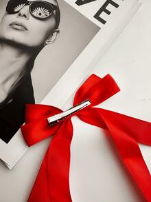 1 chiếc kẹp tóc màu đỏ dễ thương, phụ kiện tóc thời trang, kẹp tóc hình nơ, thích hợp cho du lịch, sử dụng hàng ngày, mùa xuân, hè, thu, đông, Ngày của Mẹ, trang trí tóc dễ thương và thanh lịch, kẹp tóc thời trang mùa hè, quà tặng năm mới, phụ kiện tóc cho nữ, phụ kiện đội đầu, kẹp càng cua, ghim cài tóc - Đỏ - Xem 2