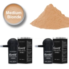 Bunee Hair Building Fibers 2 Pack With Spray Nozzle Instant Thickening Hair Powder For Immediate Volume And Full Coverage Physical Hair Enhancement - Nhiều màu - Xem 14